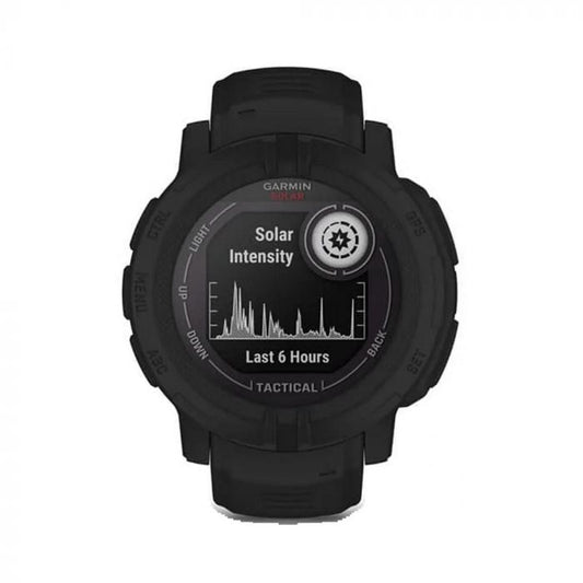 Garmin Unisex Instinct 2 solar tactical Round Black Smartwatches